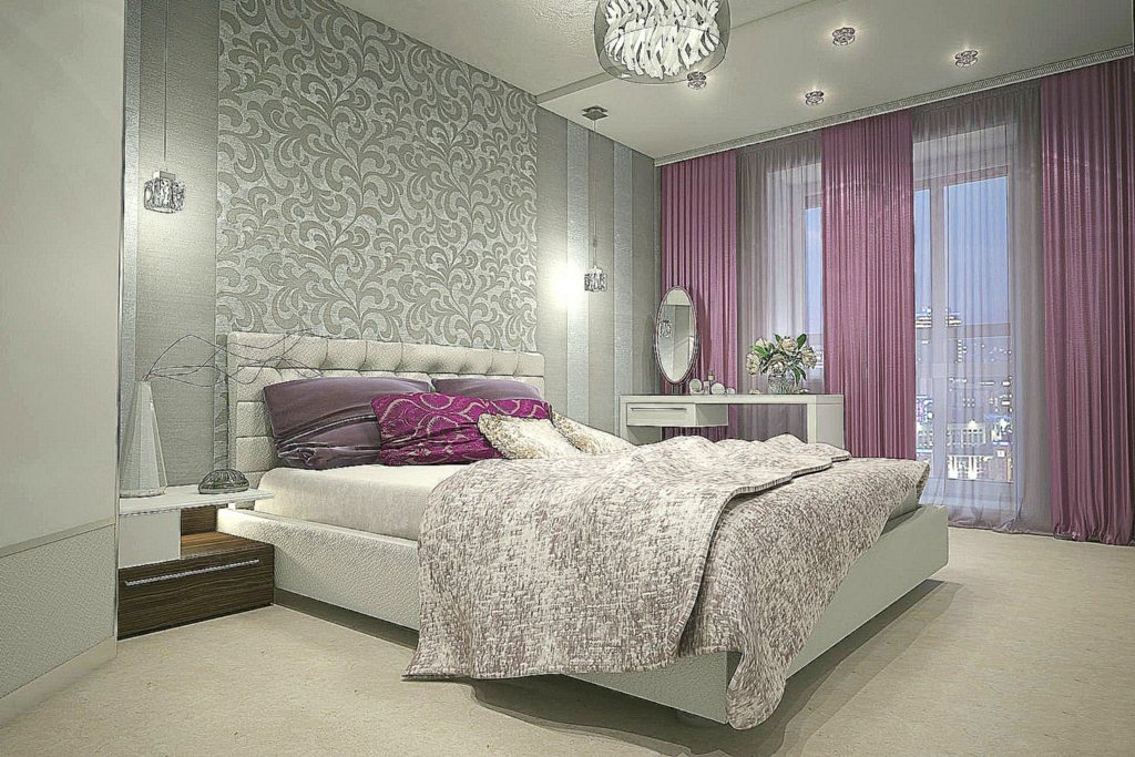 Обои для спальни: какие выбрать современные обои, примеры в дизайне  интерьера