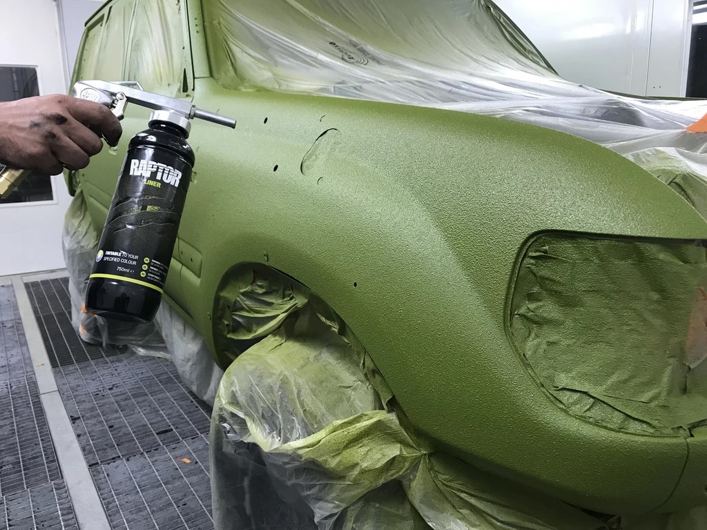Покраска автомобиля раптором: цена покраски автомобиля целиком