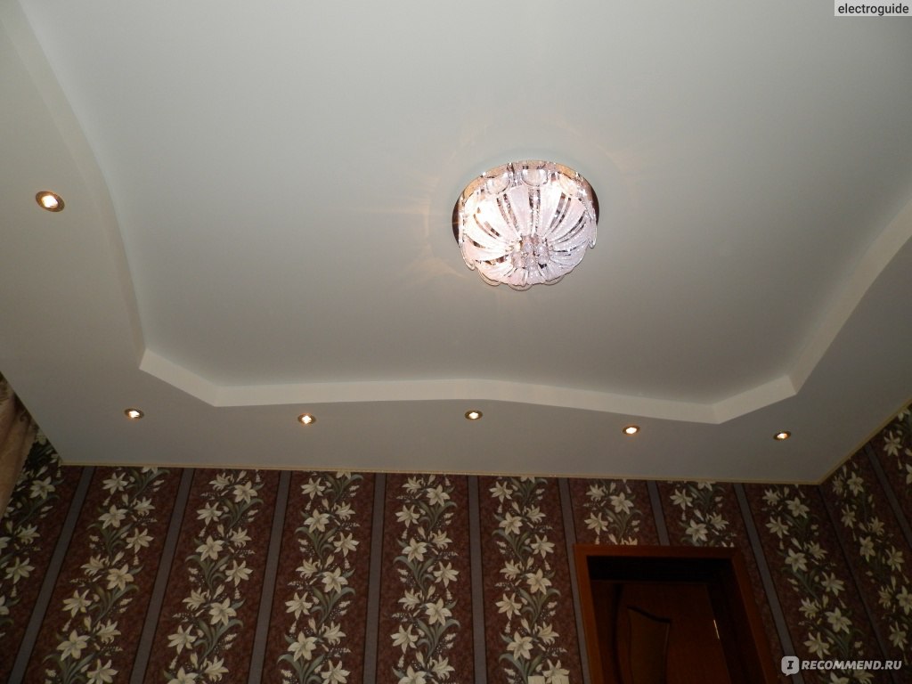 Подвесной потолок - «Комбинированный потолок ( гипсокартон+натяжного потолок)!!!!  +ФОТО» | отзывы