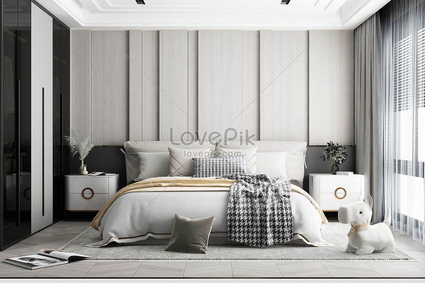 Современный домашний дизайн спальни изображение_Фото номер 401940043_MAX  Формат изображения_ru.lovepik.com