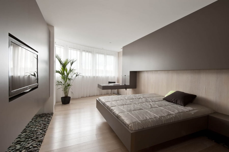 Дизайн спальни 18 кв м в современном стиле с фото: интерьер прямоугольной  комнаты