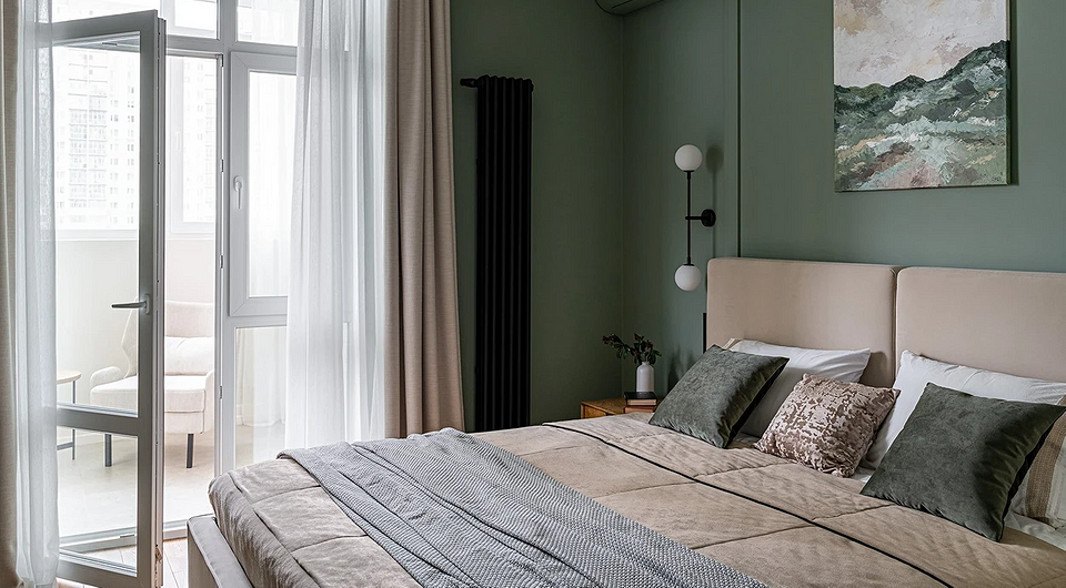 Полноценная кровать в однокомнатной квартире: как разместить, дизайн-идеи и  86 фото | ivd.ru