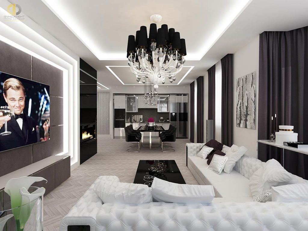 Дизайн гостиной в современном стиле 2022: 100 фото интерьеров | ivd.ru