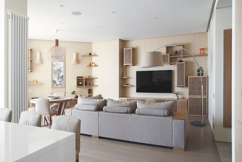 Интерьер светлой гостиной комнаты: 60 избранных фото идей для квартиры и  дома