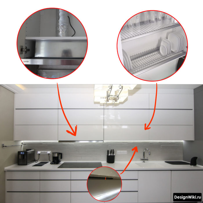 Кухня Без Верхних Шкафов: 118 фото и 5 нюансов дизайна + Идеи