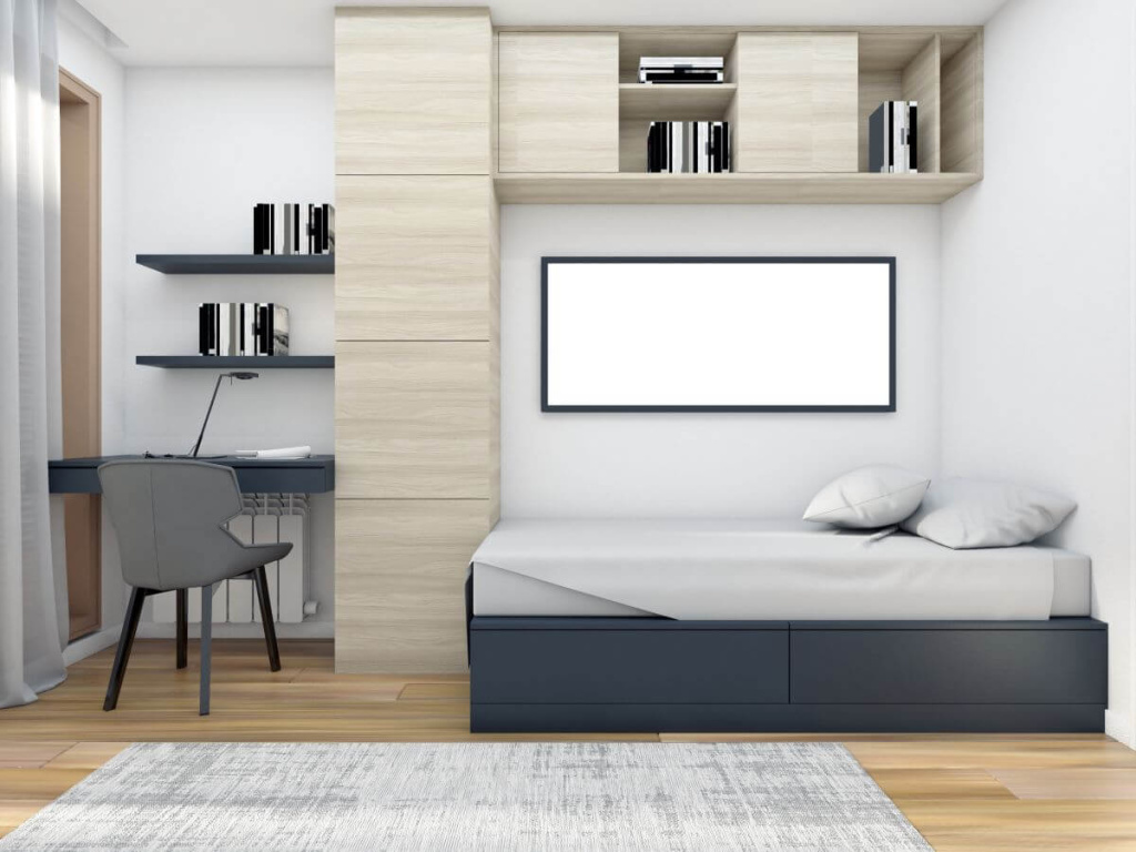 Расстановка мебели в спальне 12 кв. м – советы и идеи Шатура
