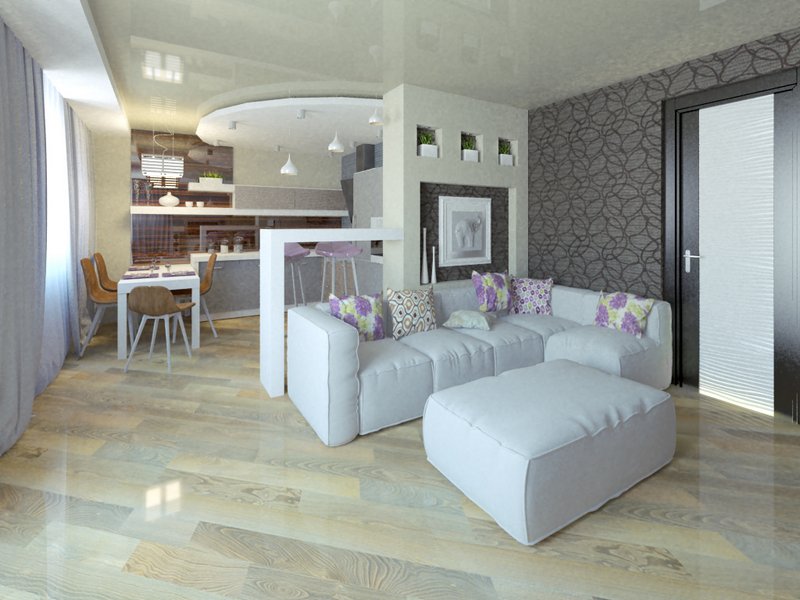 Дизайн гостиной размером 30 квадратных метров: планировка и интерьер (50  фото)