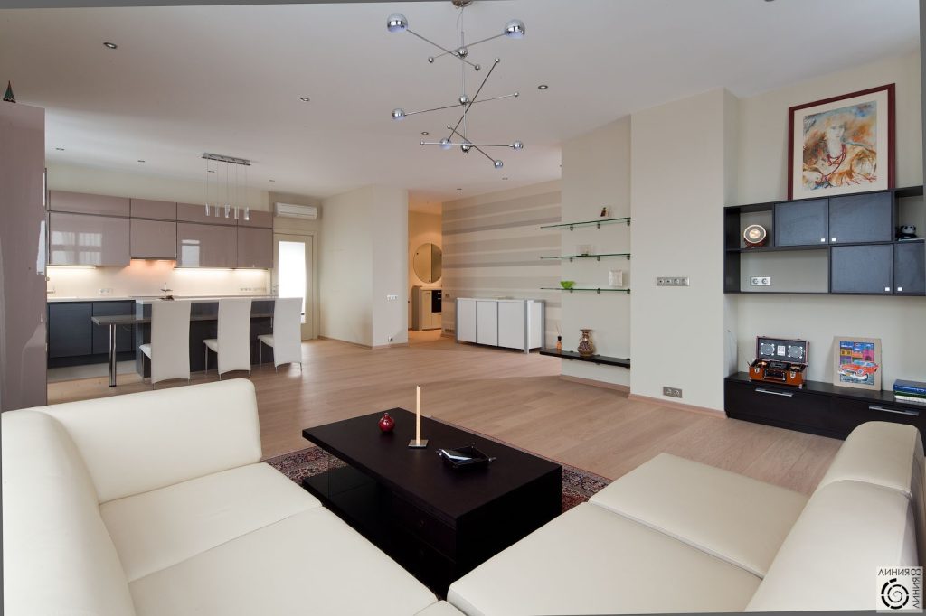 Дизайн интерьера квартиры в стиле минимализм | Дизайн-бюро Линия 8