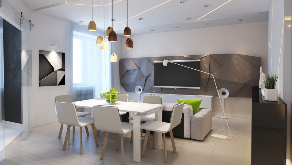 Дизайн квартиры в стиле минимализм | Дизайн-студия CORNER