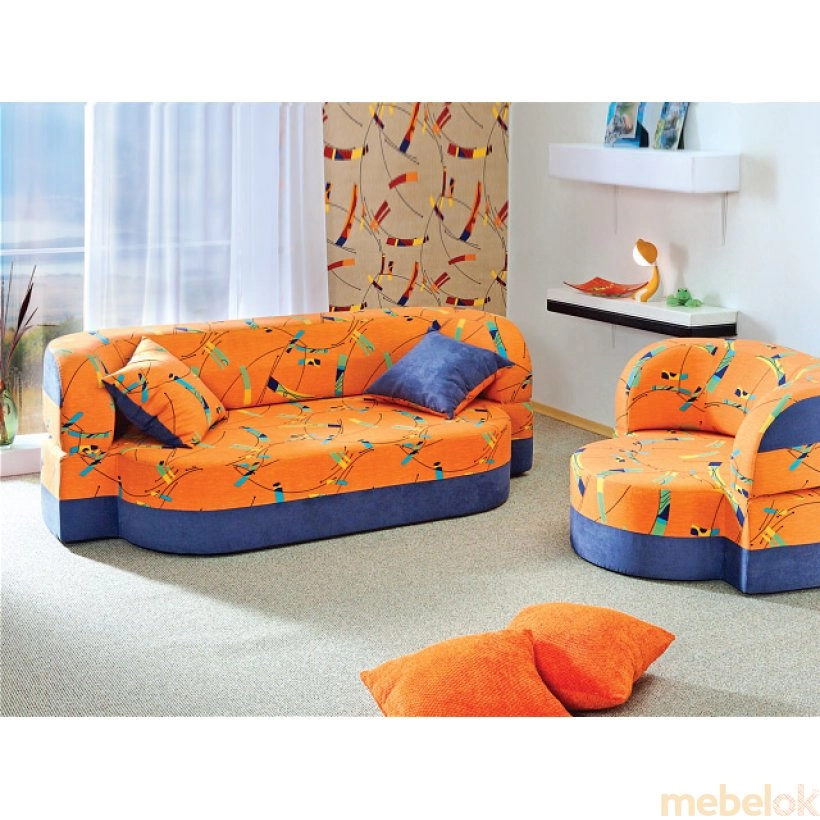 Бескаркасный диван Иванна-2 1,2. Купить бескаркасную мебель в  интернет-магазине МебельОк