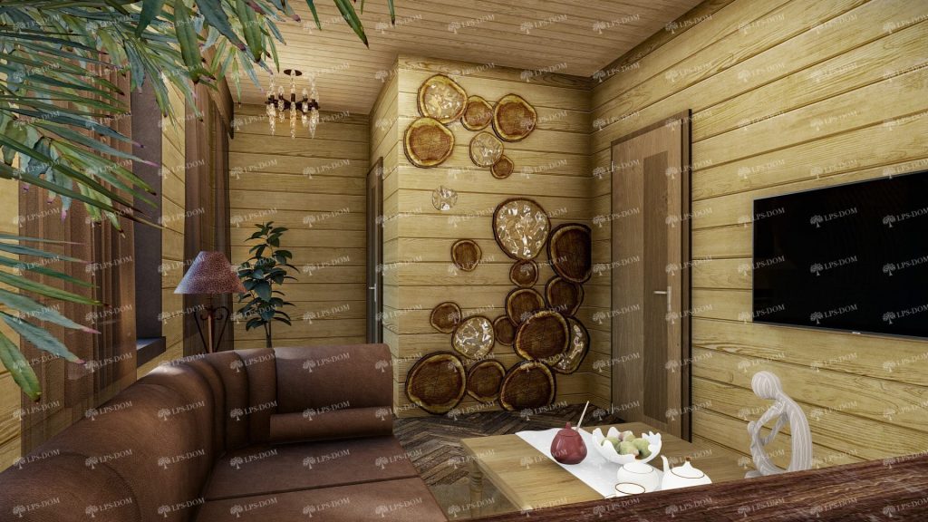 Баня Берген - Проект деревянного дома | LPS-DOM
