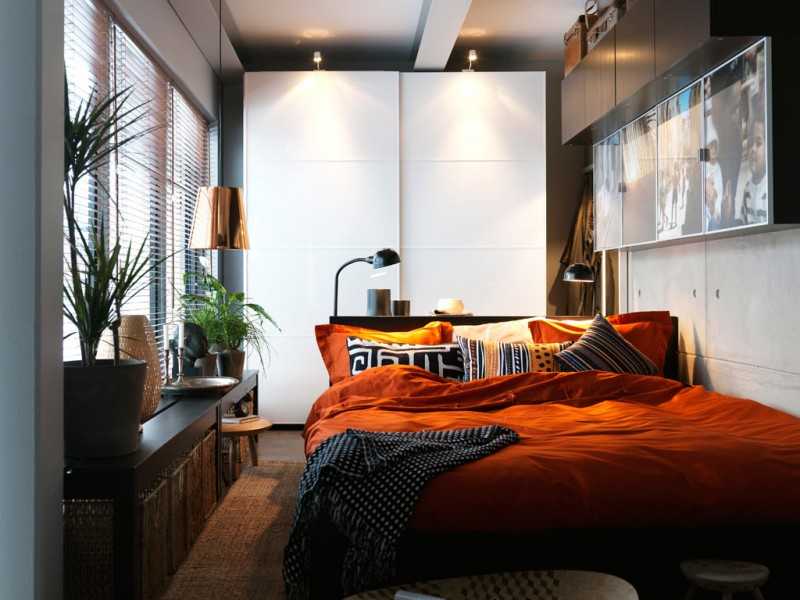 Маленькая спальня - идеи обустройства, лучшие современные решения и  варианты оформления спальни (195 фото)