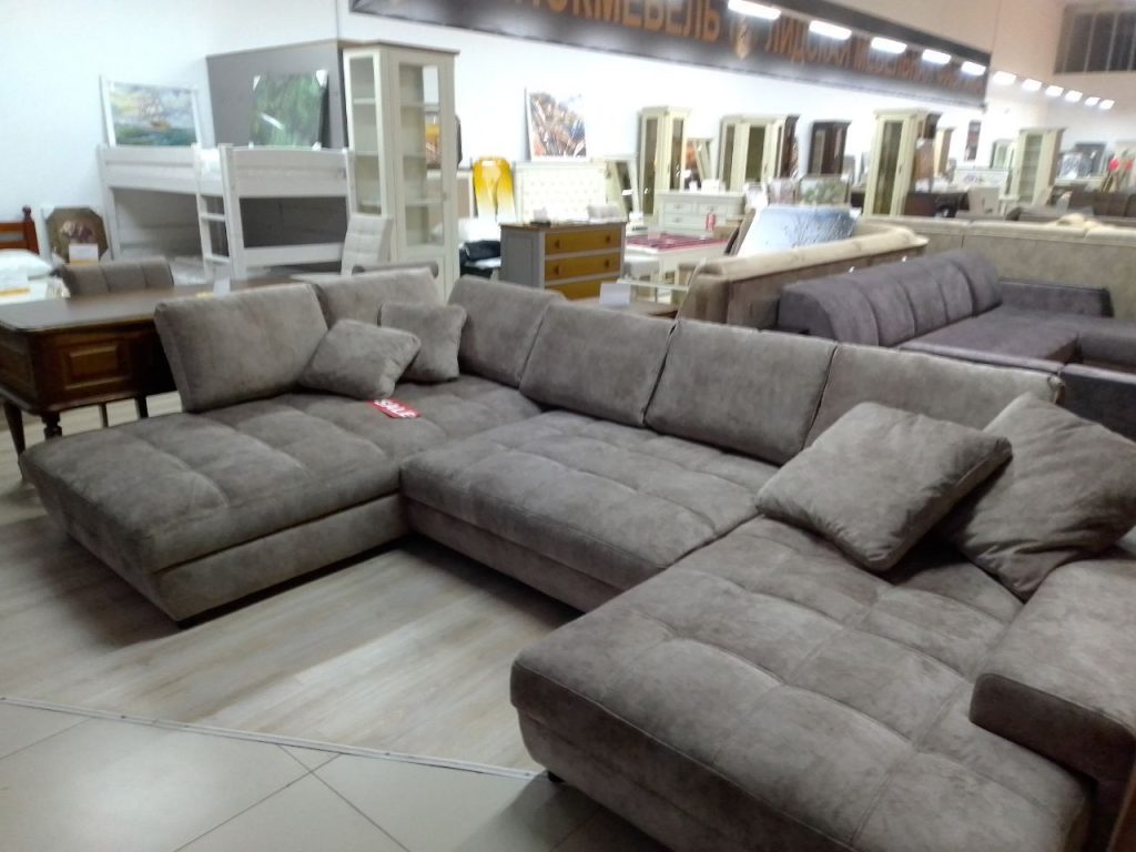 Угловой диван Барон для гостиной купить в Москве с доставкой | МИНСКМЕБЕЛЬ