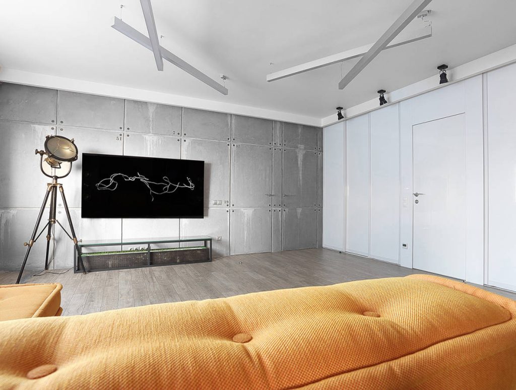 Дизайн стен в гостиной (12 фото), интерьер и варианты отделки стен в  гостиной | Houzz Россия