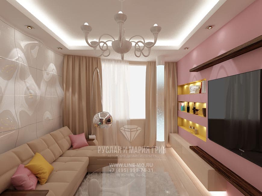 Современный дизайн гостиной в квартире - 60 фото