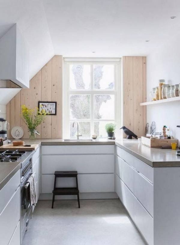 Дизайн маленькой кухни: 45 идей его реализации на фото