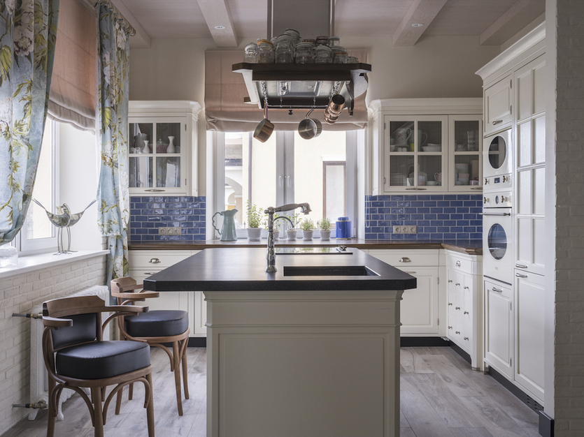 Кухня в стиле прованс: 50 фото дизайна интерьера