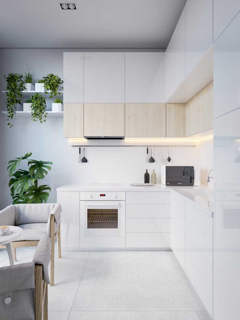 Дизайн кухни 9 кв. метров: фото идей и проектов оформления интерьера,  советы дизайнеров