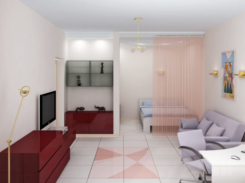 Гостиная спальня в одной комнате: лучшие фото идеи дизайна интерьера