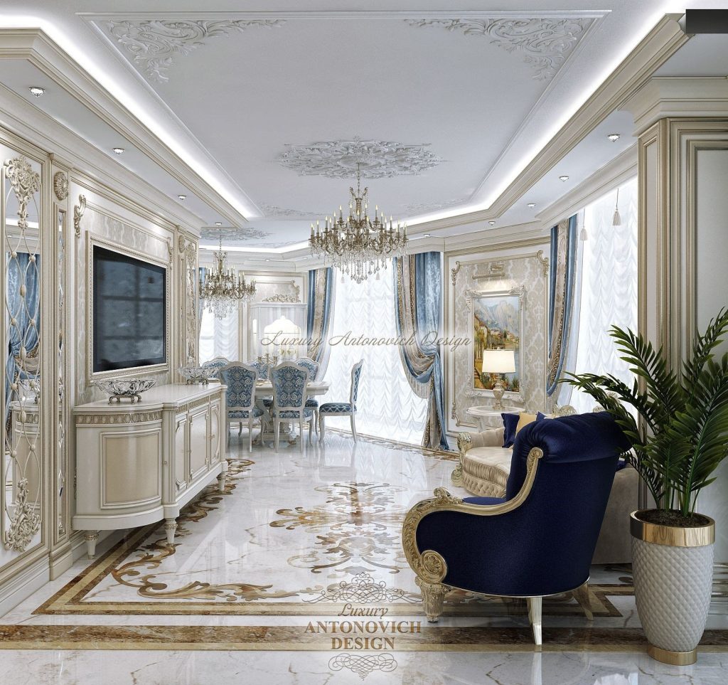 Гостиная в классическом стиле - Antonovych Design