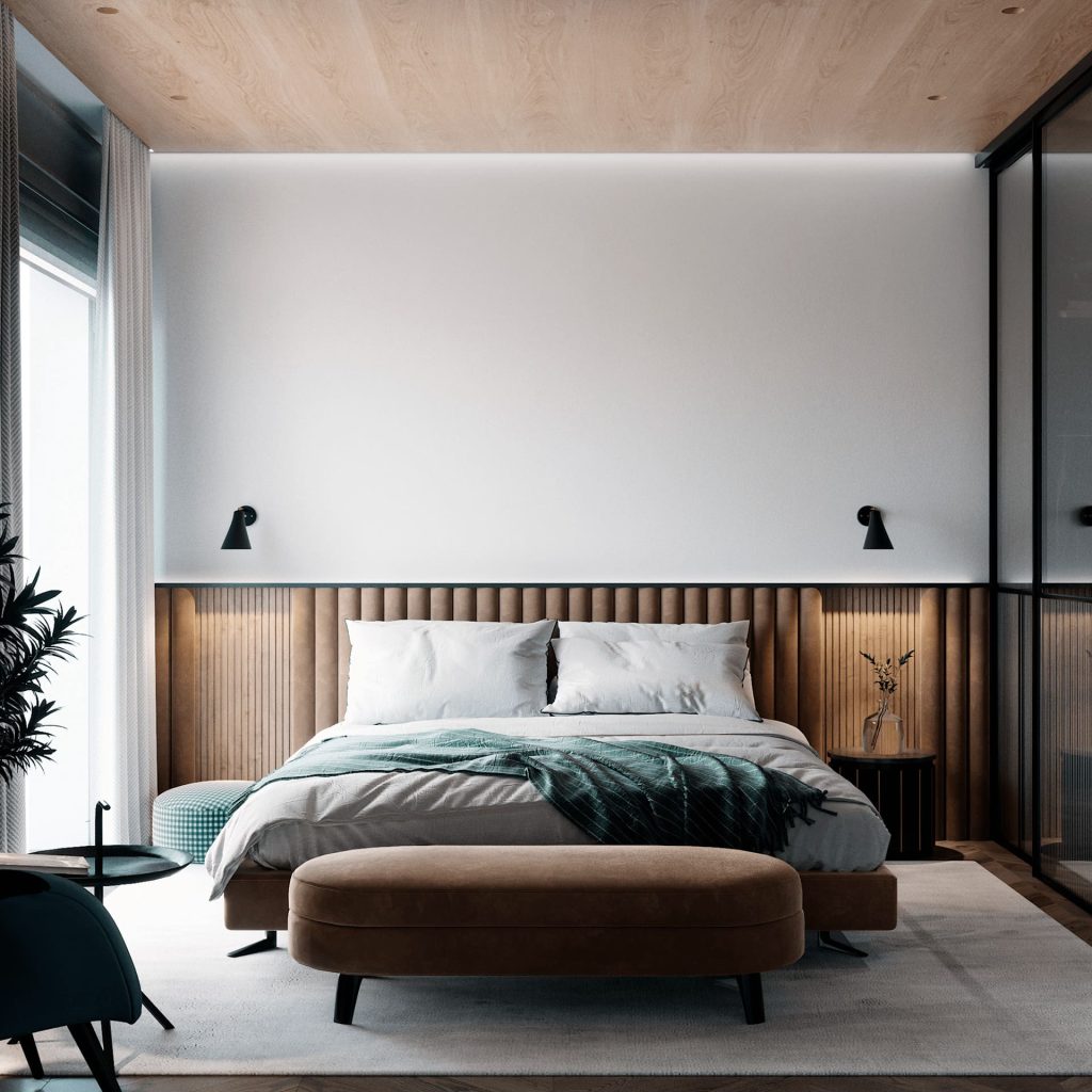 Спальня в современном стиле 2022-2023: фото 150+ красивых интерьеров,  современные стили оформления