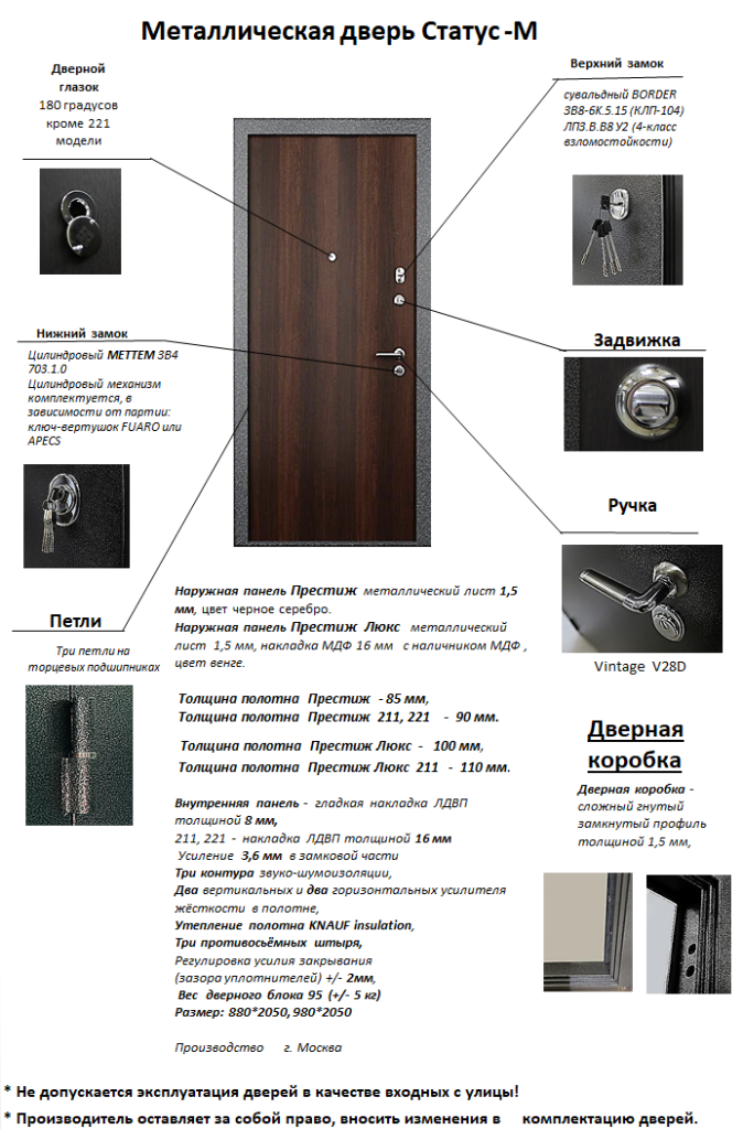 Входные металлические двери Статус - Официальный сайт фабрики дверей Status